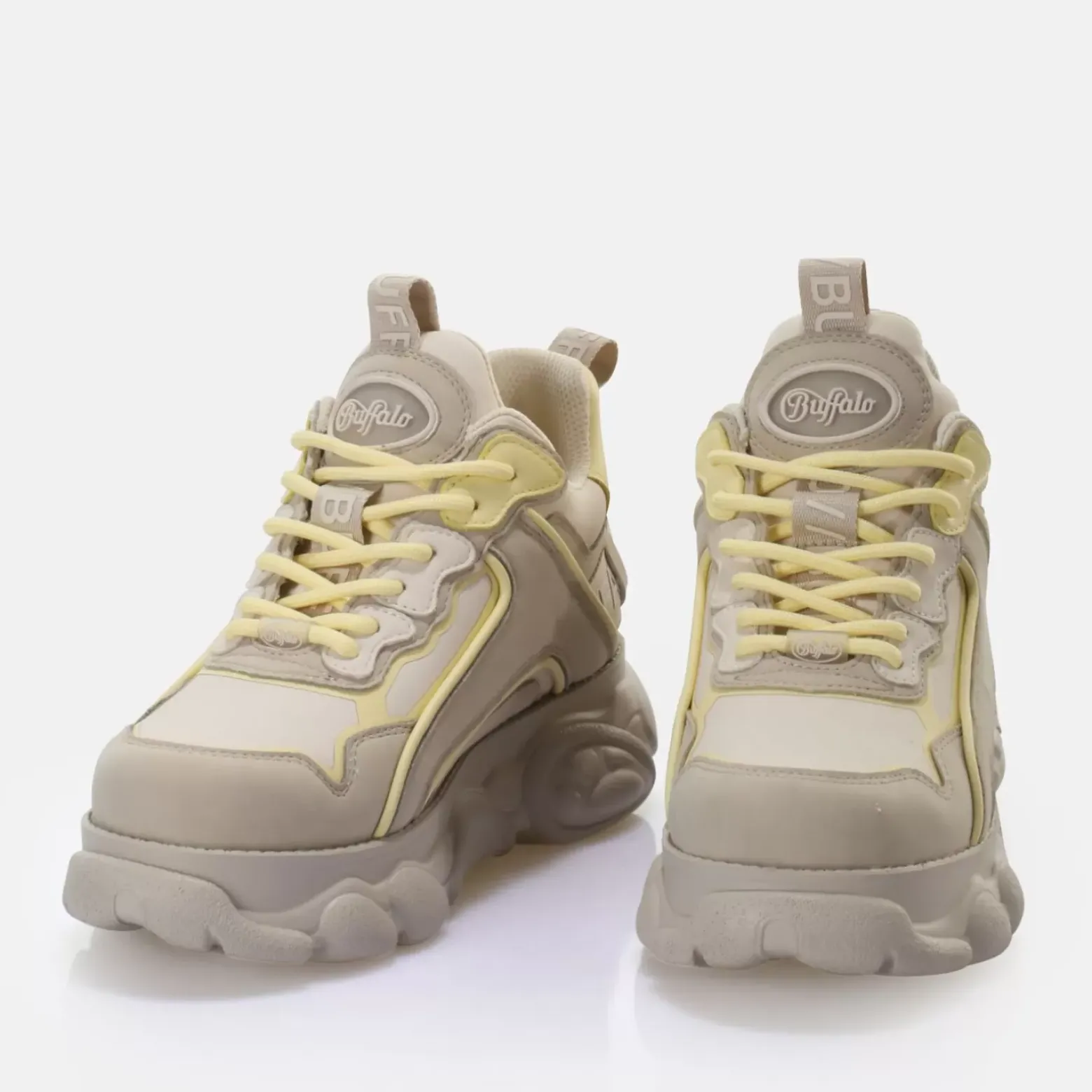 Flash Sale BUFFALO Cld Chai Baskets Basses Vegan/Jaune Creme