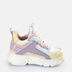 Best Sale BUFFALO Cld Chai Baskets Basses Veganes Blanc Casse/Vanille/Violet Blanc-Mauve