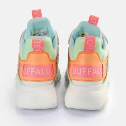 Shop BUFFALO Cld Chai Baskets Basses Veganes Fluo Multicolore Neon Multi