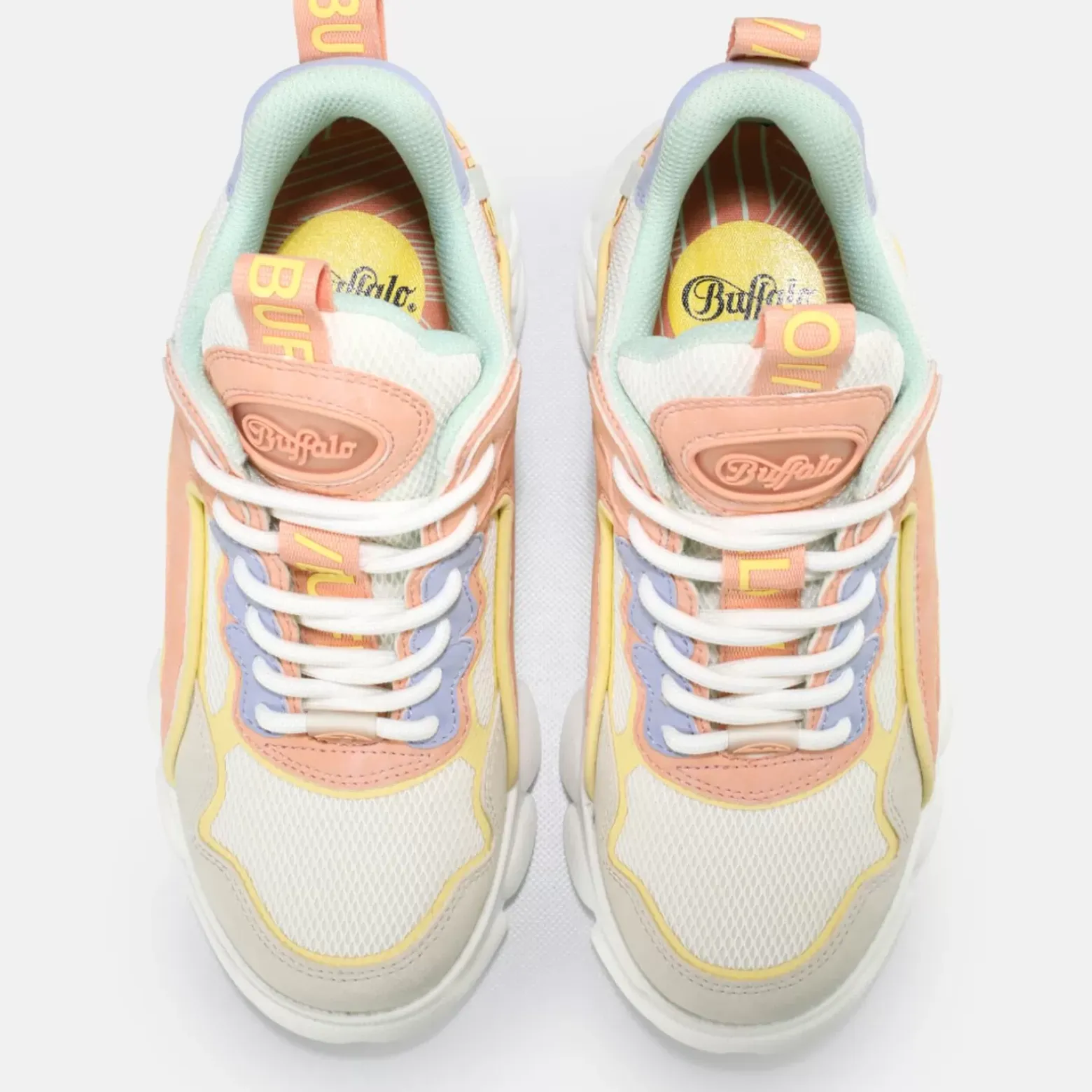 Best Sale BUFFALO Cld Chai Baskets Veganes Multicolore Pastell Multi