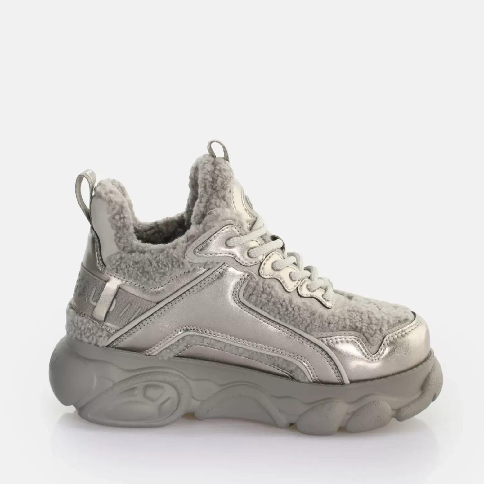 Online BUFFALO Cld Chai Warm Baskets Basses Vegan Argent/Bleu Gris