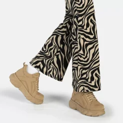 Sale BUFFALO Cld Corin Baskets Basses Vegan Taupe