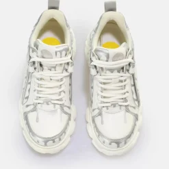 Store BUFFALO Cld Corin Baskets Basses Vegan Blanc/ Argent