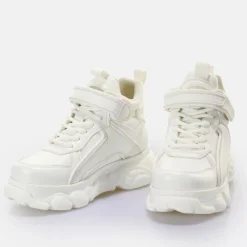 Sale BUFFALO Cld Corin Baskets Basses Vegan Blanc