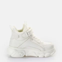 Sale BUFFALO Cld Corin Baskets Basses Vegan Blanc