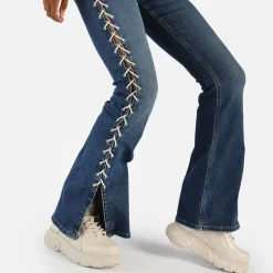 Shop BUFFALO Cld Corin Baskets Basses Vegan Croco Cream Creme