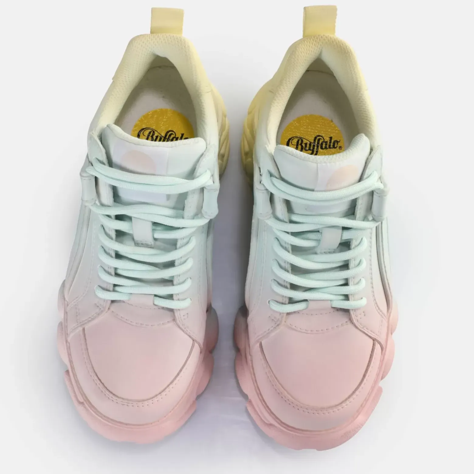 Outlet BUFFALO Cld Corin Gradient Baskets Basses Veganes Melange Pastel Pastell Multi