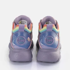 Best Sale BUFFALO Cld Corin Graffiti Baskets Basses Veganes Purple Love Violet