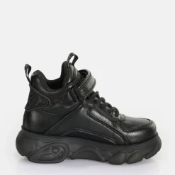 Fashion BUFFALO Cld Corin Mid Baskets Basses Vegan Noir