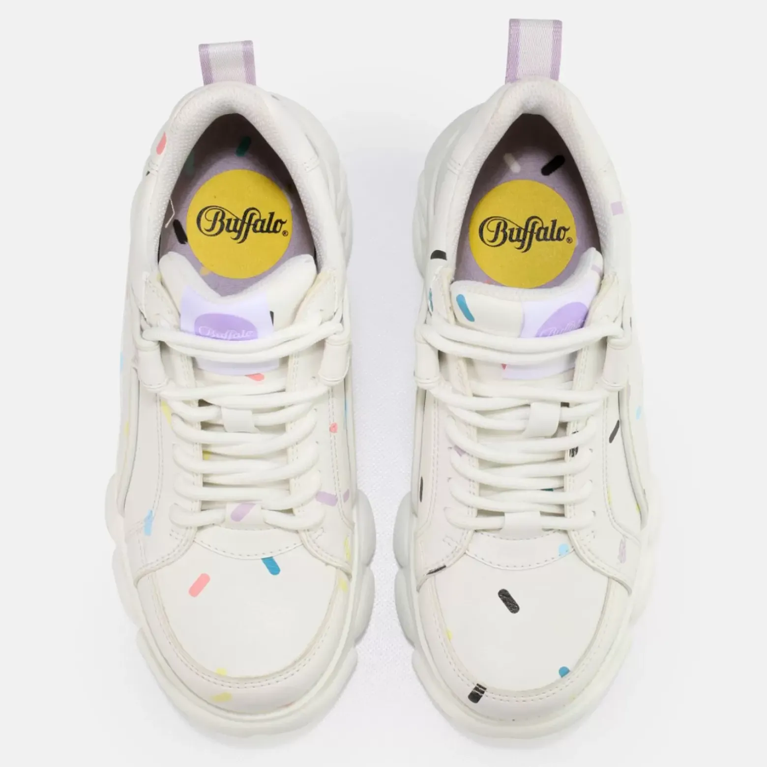 Hot BUFFALO Cld Corin Sneaker Candy Blanc