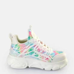 Hot BUFFALO Cld Flow Baskets Basses Veganes-Multicolore Blanc