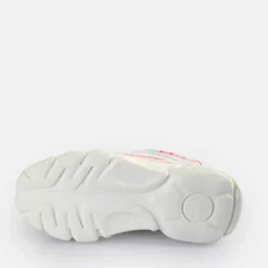 Hot BUFFALO Cld Flow Baskets Basses Veganes-Multicolore Blanc