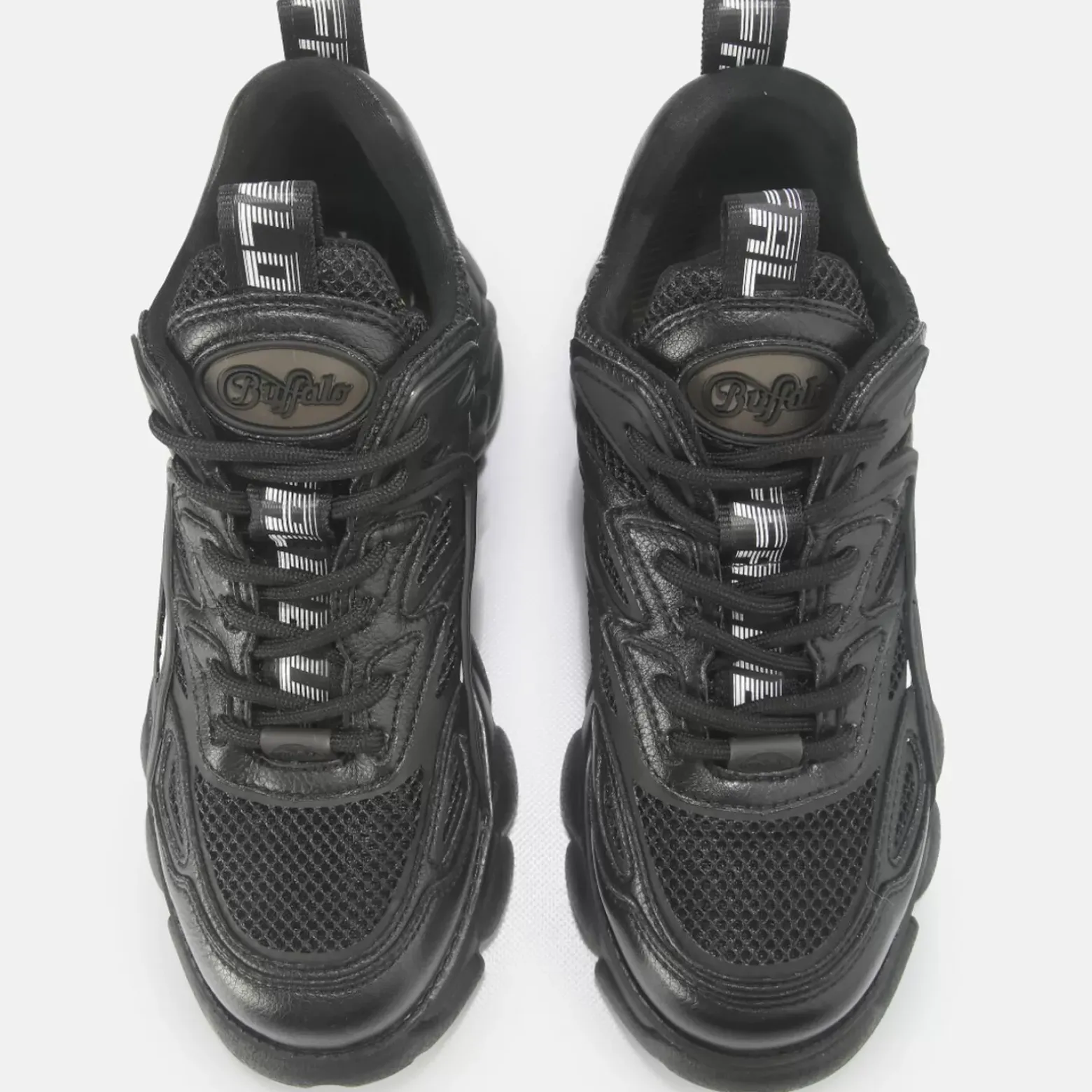 Online BUFFALO Cld Grid Baskets Basses Veganes Noir