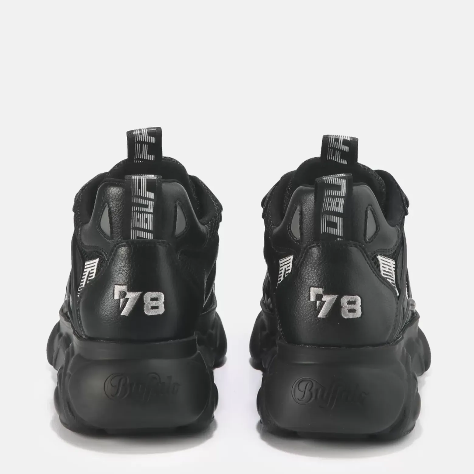 Online BUFFALO Cld Grid Baskets Basses Veganes Noir