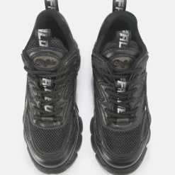 Fashion BUFFALO Cld Grid Men Baskets Veganes Noir