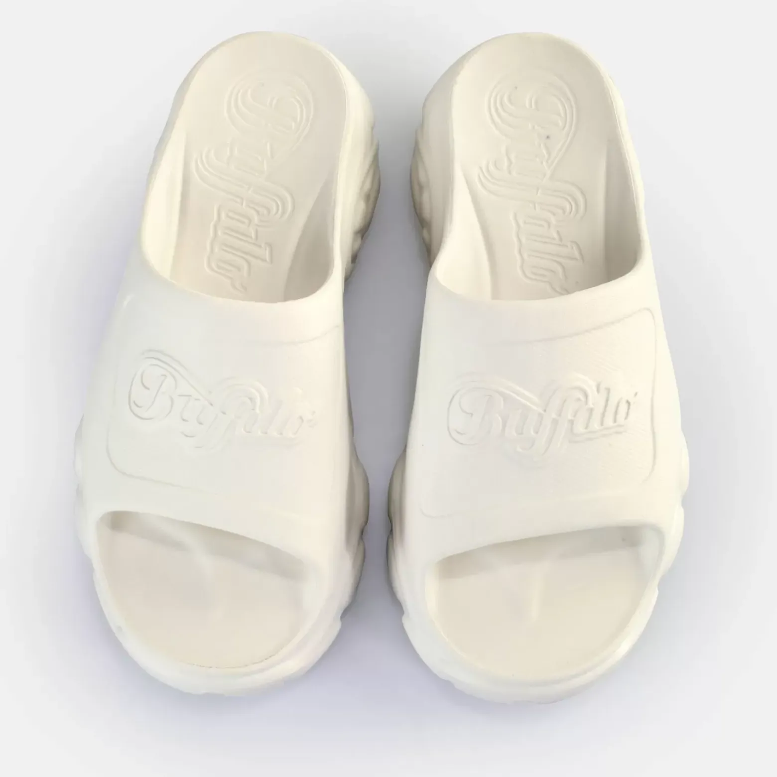 Shop BUFFALO Cld Pool-Slide Veganes Blanc