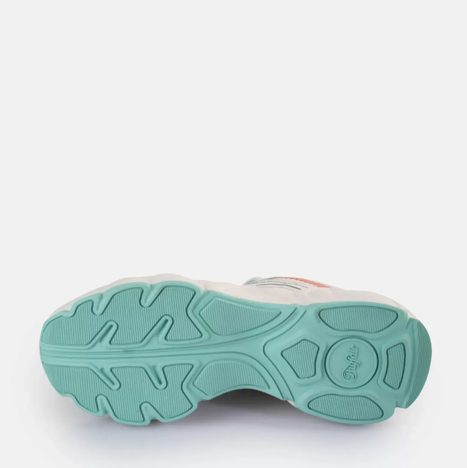 Best Sale BUFFALO Cld Run Jog Baskets Basses Veganes/Menthe/Corail Blanc