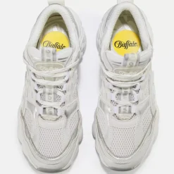 Hot BUFFALO Cld Run Jog Baskets Veganes Blanc Et Argent