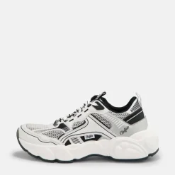 Hot BUFFALO Cld Run Jog Sneaker Low Vegan Noir/Blanc Noir-Blanc