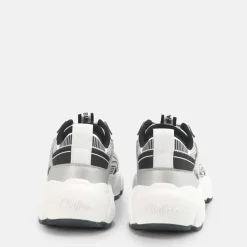 Hot BUFFALO Cld Run Jog Sneaker Low Vegan Noir/Blanc Noir-Blanc