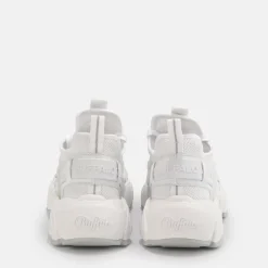 Hot BUFFALO Cld Run Sock Baskets Basses Veganes Blanc