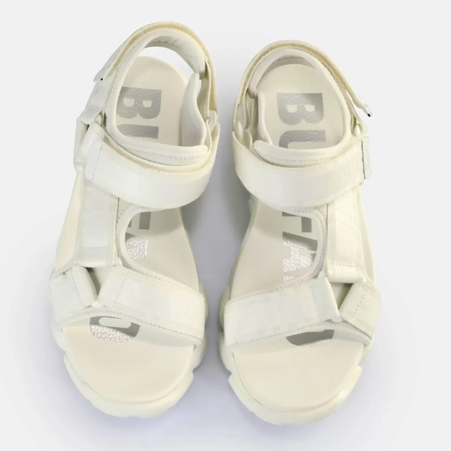 Store BUFFALO Cld Tec Sandales A Plateforme Veganes Blanc