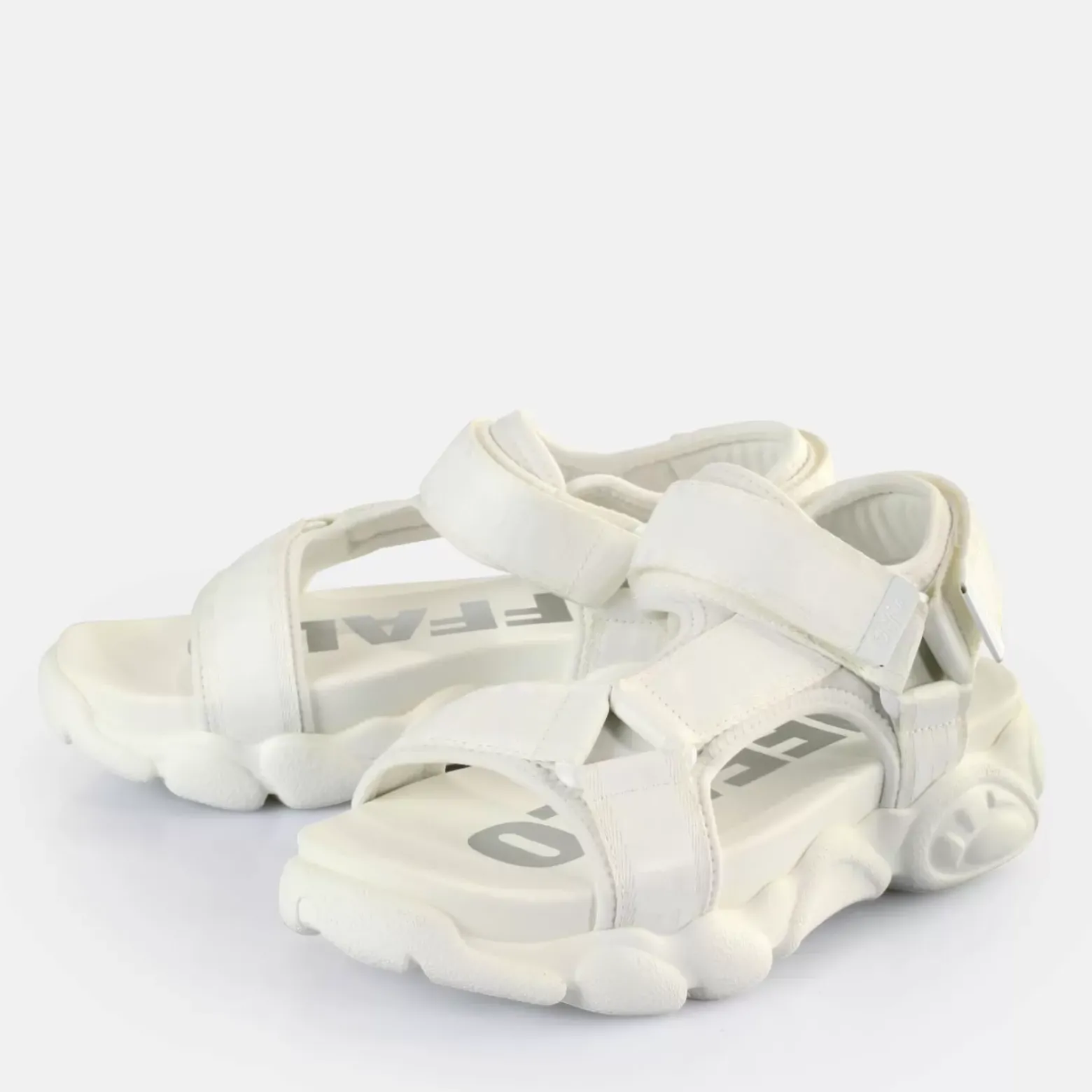 Store BUFFALO Cld Tec Sandales A Plateforme Veganes Blanc