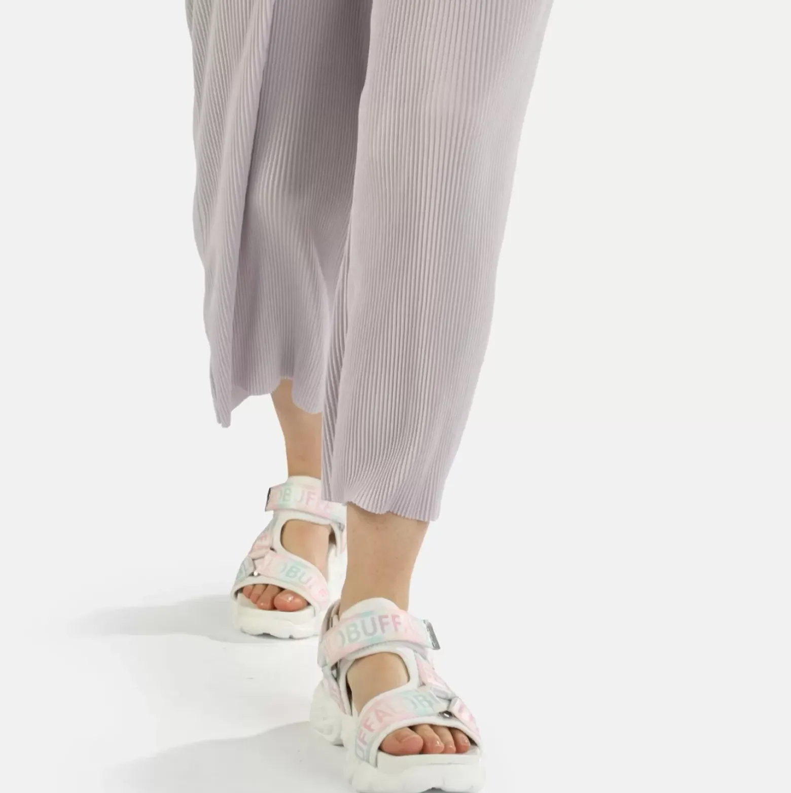 Store BUFFALO Cld Tec Sandales Veganes Blanc Nylon