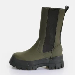 Flash Sale BUFFALO Clf Rain Chelsea Hi Bottes Aspha Vegan Kaki Beige