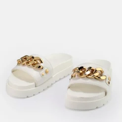 Online BUFFALO Eve Chain Sandales A Plateforme Veganes Blanc Blanc