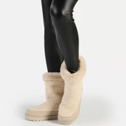 Discount BUFFALO Eve Pull-On Bottes A Talon Vegan Creme