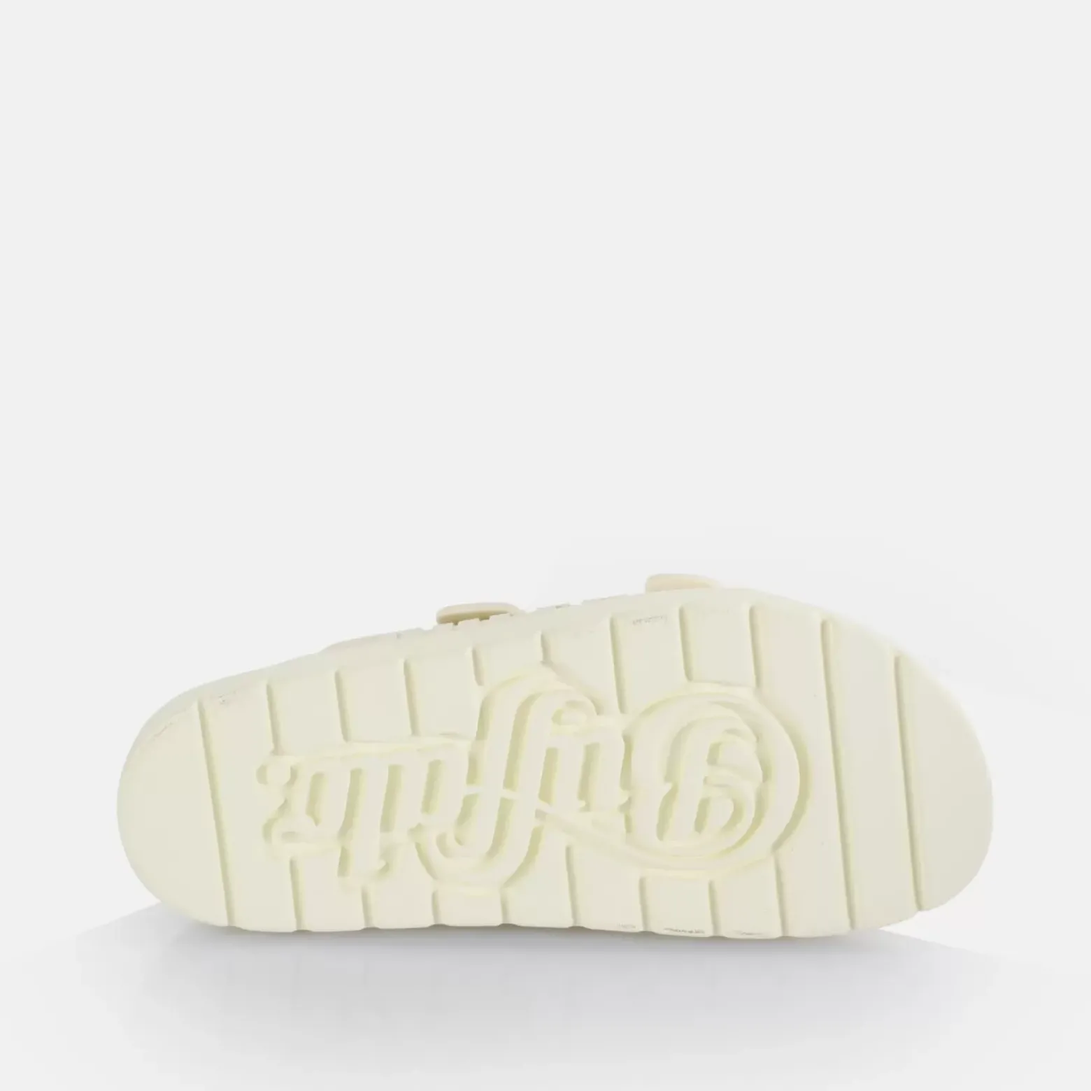 Hot BUFFALO Eve Sol Claquettes De Piscine A Plateforme Veganes Blanc Casse