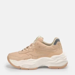 Store BUFFALO Eyza P Baskets Basses Cuir Veau Beige