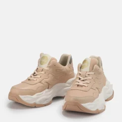 Store BUFFALO Eyza P Baskets Basses Cuir Veau Beige