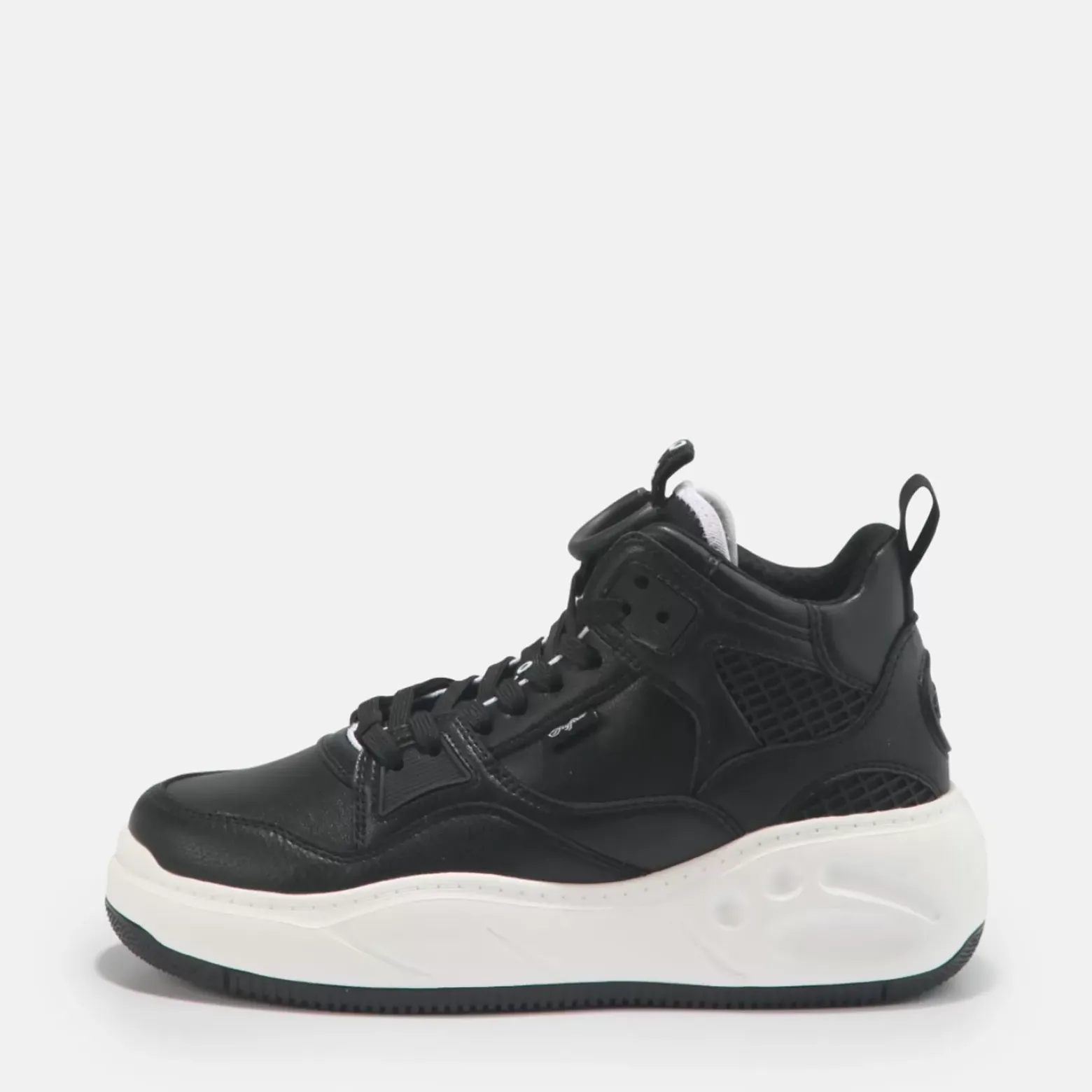 Cheap BUFFALO Flat Mid Baskets Veganes Noir