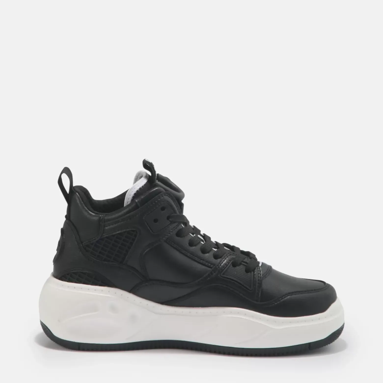 Cheap BUFFALO Flat Mid Baskets Veganes Noir