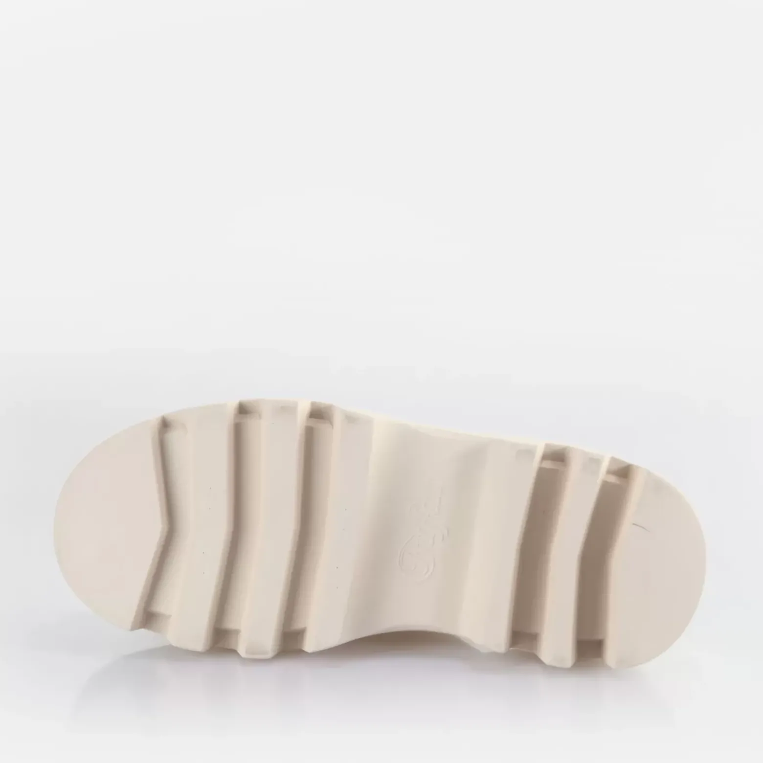 Cheap BUFFALO Flora Cross Sandales A Plateforme Veganes Creme