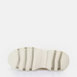 Clearance BUFFALO Flora Laceup Lo Chaussures Basses Vegan Creme