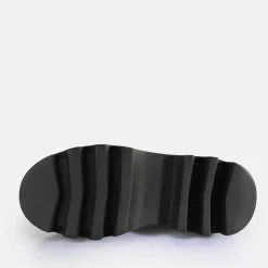 Cheap BUFFALO Flora On Sandales A Plateforme Veganes Noir