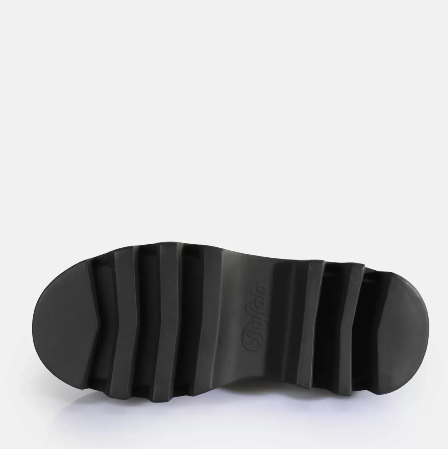 Cheap BUFFALO Flora On Sandales A Plateforme Veganes Noir