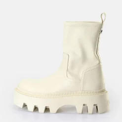 Best BUFFALO Flora Sockboot Bottes Vegan Creme