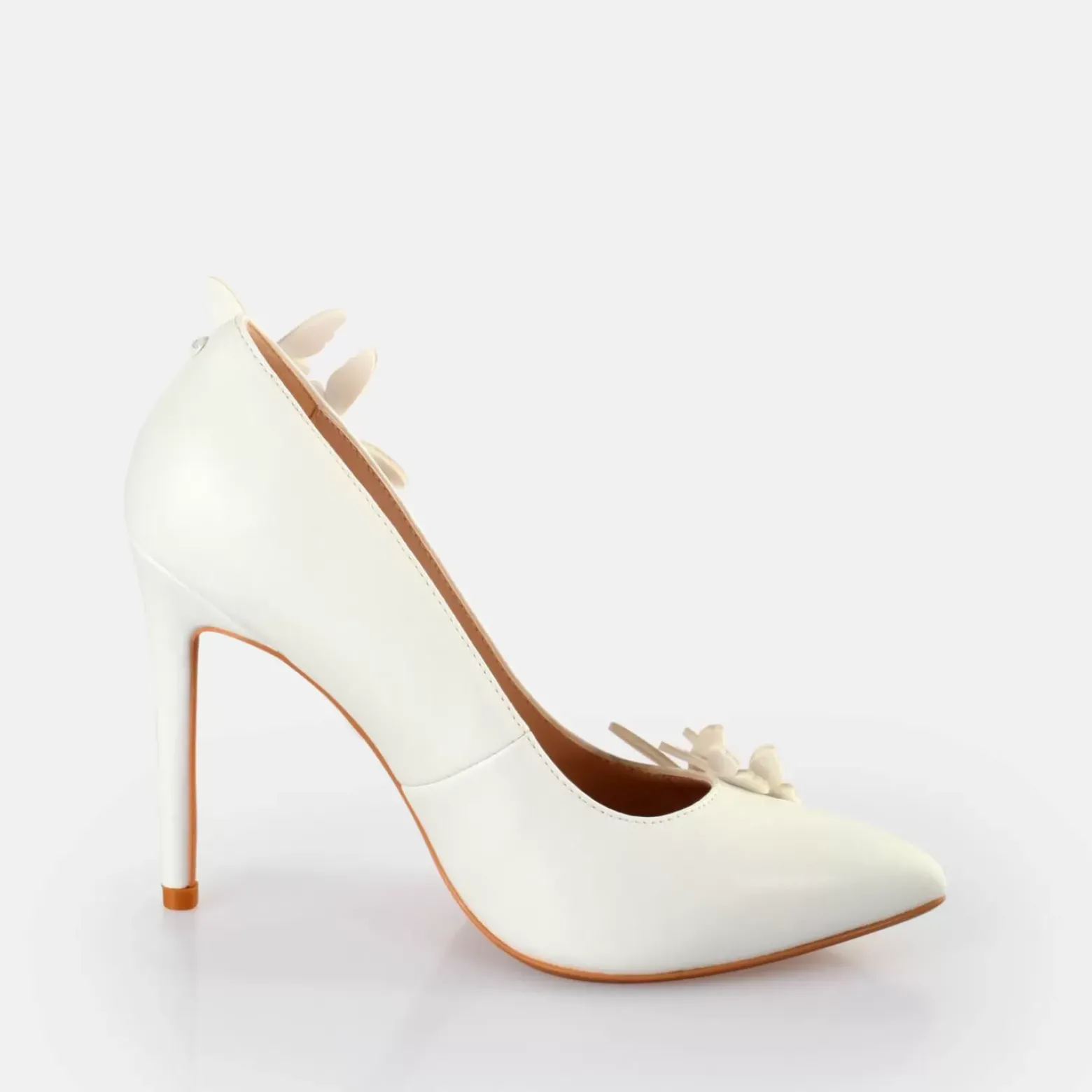 Best BUFFALO Janet Butterfly Sandales A Talon Blanc