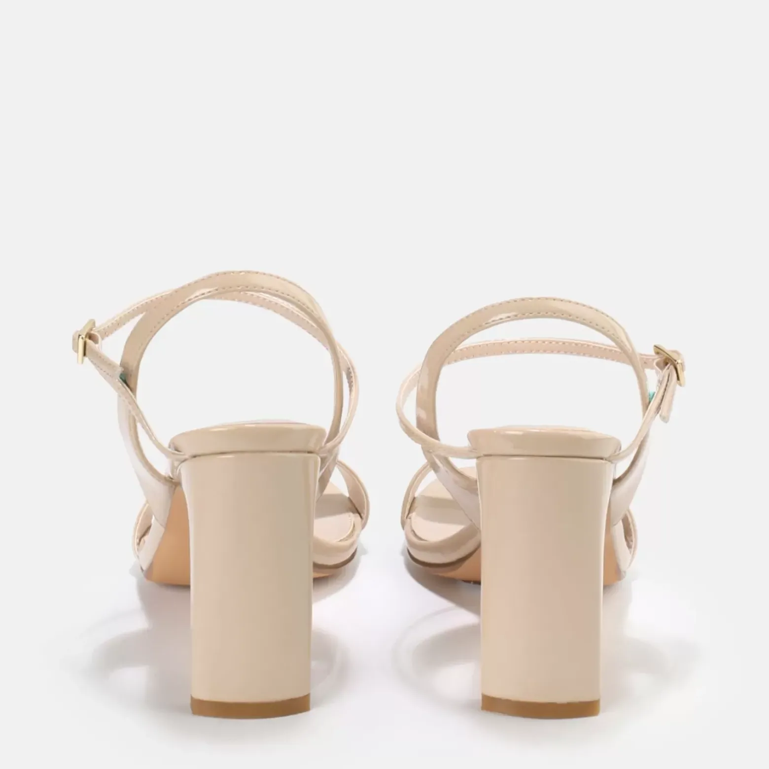 Fashion BUFFALO Jean Neat Sandales Veganes Beige