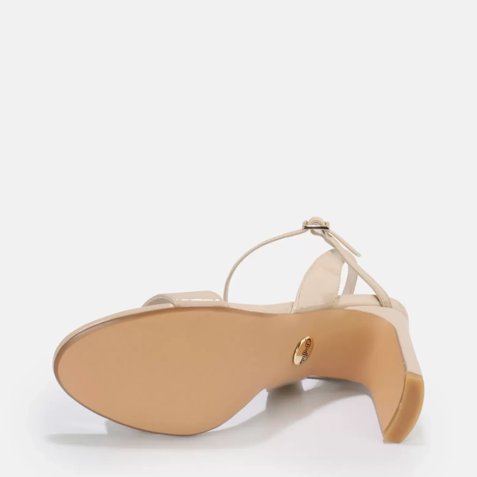 Fashion BUFFALO Jean Neat Sandales Veganes Beige