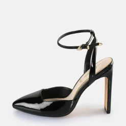 Hot BUFFALO Jolie Vamp Sandales A Talon Veganes Noir