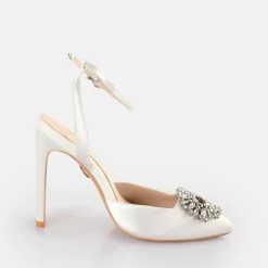 Shop BUFFALO Judy Ice Sandales A Talon Ivoire No_Color