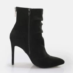 Outlet BUFFALO Juliet Zip Ankleboot Bottines Vegan Noir
