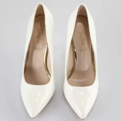 Discount BUFFALO Juliette Escarpins Vegans Blanc