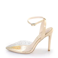 Flash Sale BUFFALO Juliette Glam Sandales A Talon Vegan Transparent/ Creme