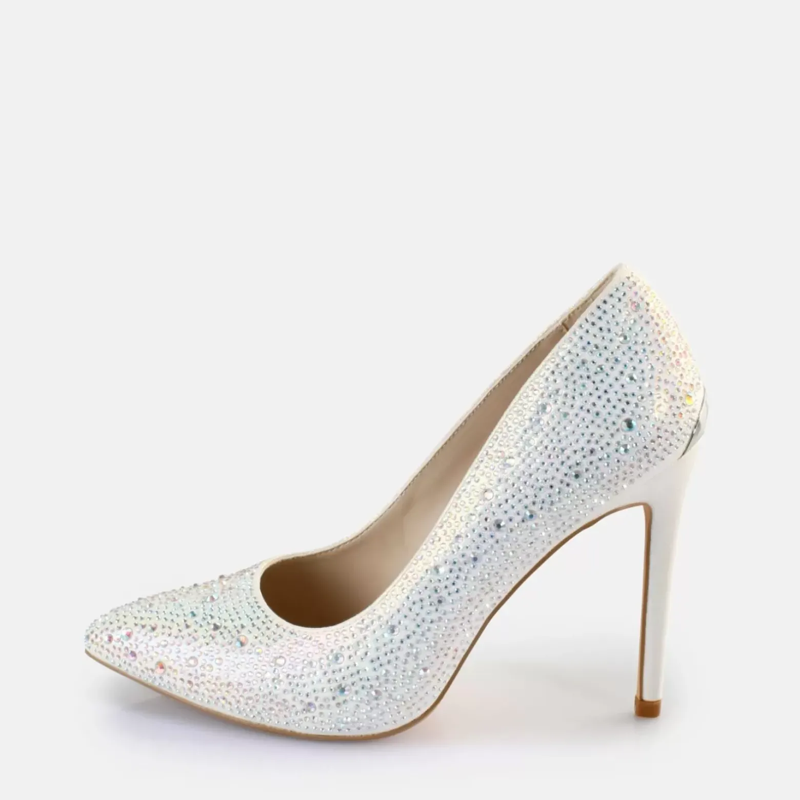 Outlet BUFFALO Juliette Ice Escarpins Vegans Perle Blanc